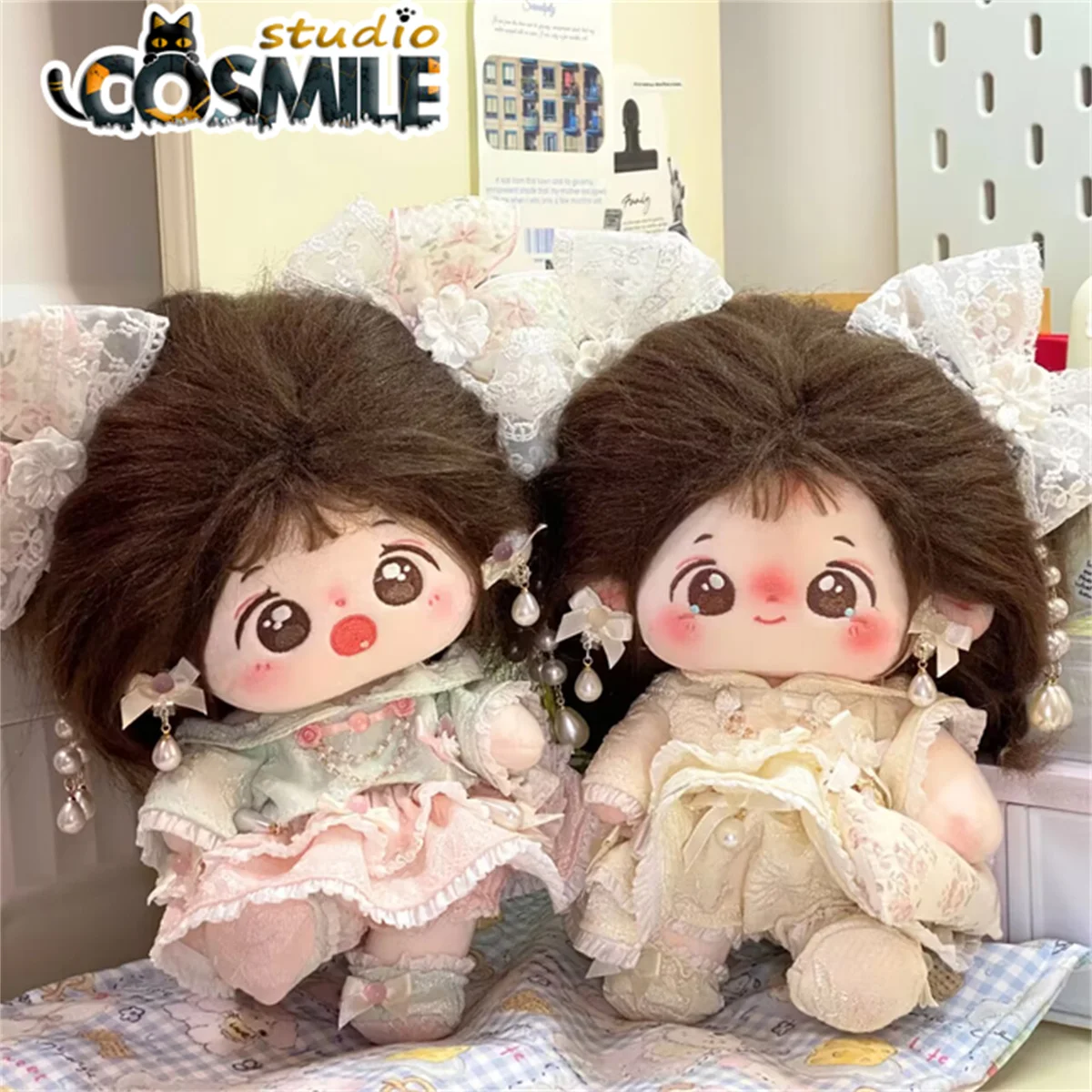 

Kpop звезда Idol Девичья модель костюма CP для Plushie 20 см 30 см аксессуары для кукол кукольная одежда LM