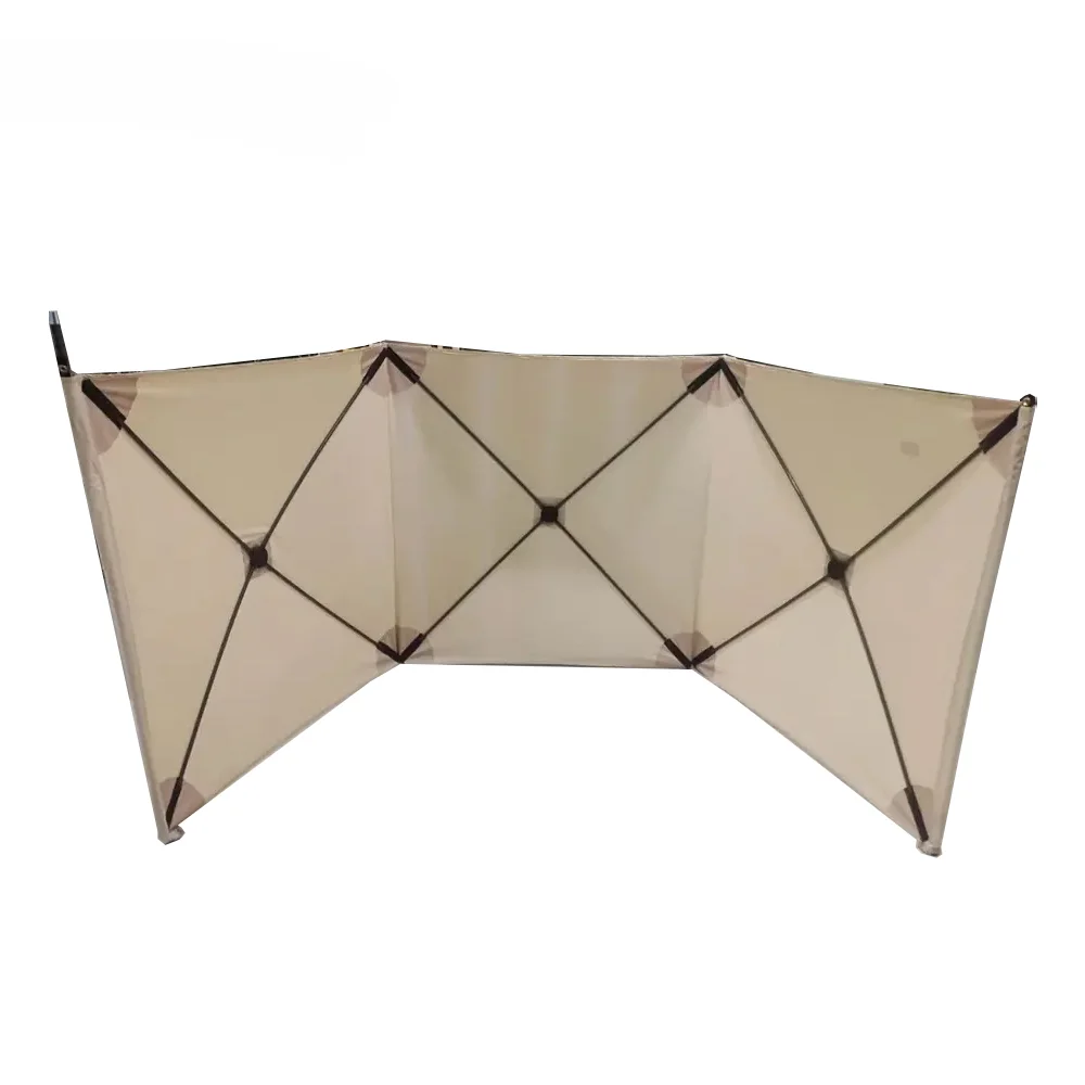 موقد الزجاج الأمامي للتخييم ، مأوى الزجاج الأمامي للشاطئ ، شاشة ظلة ، درع خصوصية القافلة في الهواء الطلق ، الشتاء