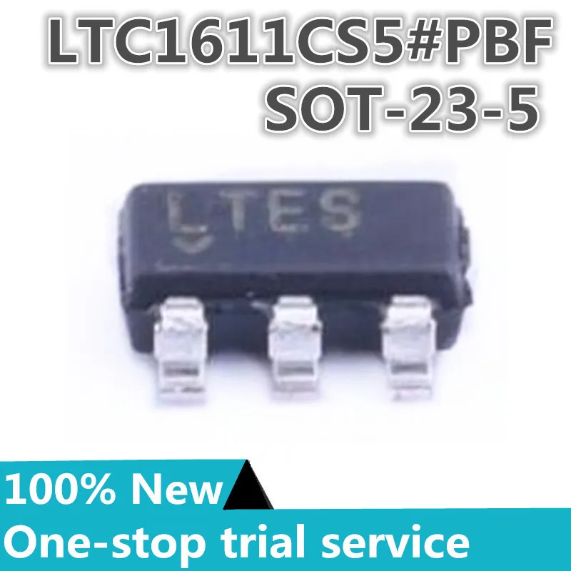 

1-10pcs %New original LTC1611CS5#pbf silk screen LTES package SOT-23-5 (lift type Vin=0.9V~10V Vout=-10V~-0.9V 550mA)