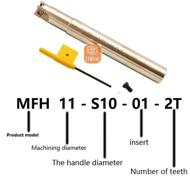 フライスカッター,Mfh 08-s10-01-1t 09-s10-01-1t 10-s10-01-2t 11-s10-2t 12-s12-01-3t lpgt 010201er-GM insert用