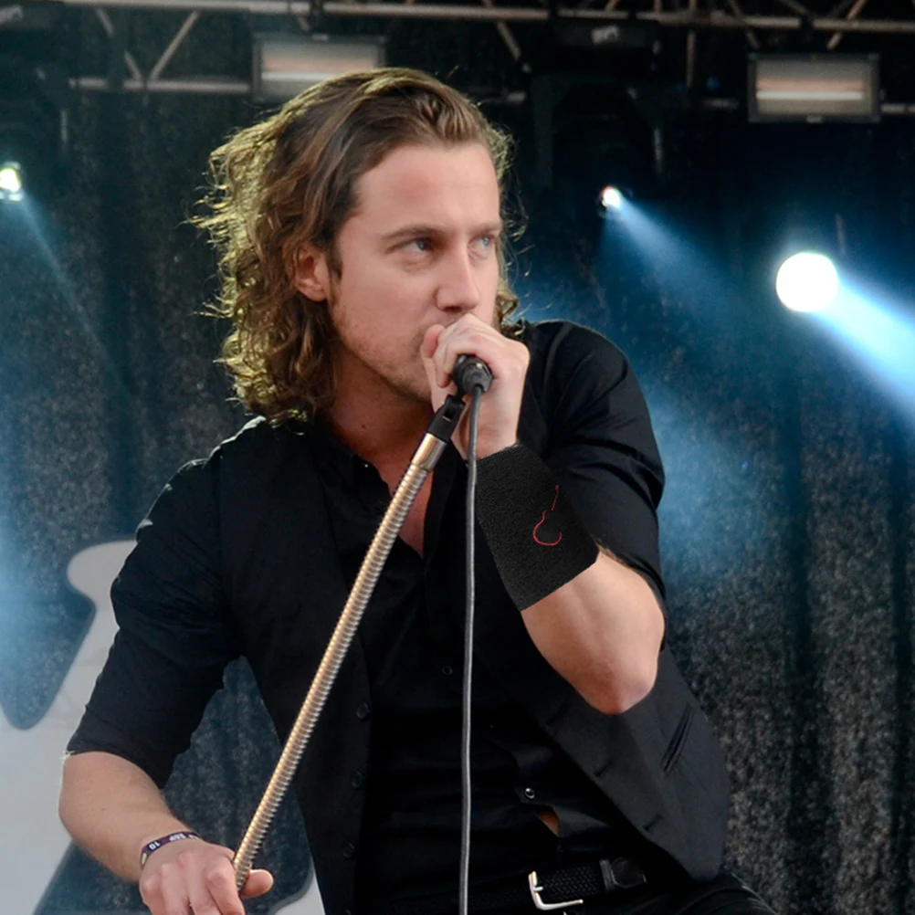 

Drummer Wristbands Sweatbands For Men Elastic Wristband Soft Sweat Absorbent Arm Garters For Women Sports Musician Gifts