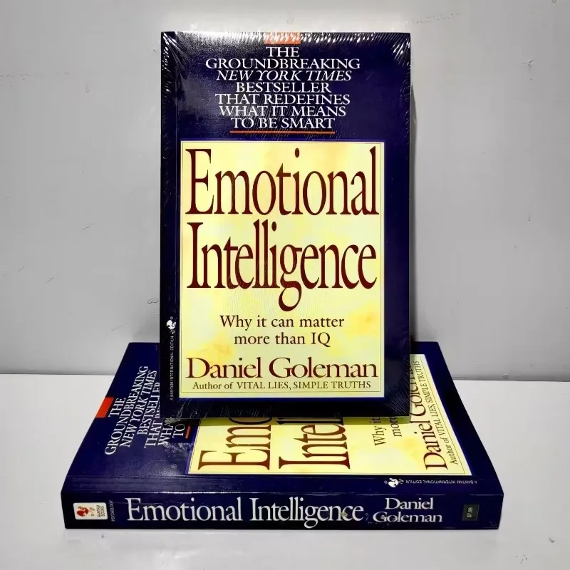 الذكاء العاطفي بقلم جولمان لماذا EQ أكثر أهمية من كتب النمو الشخصي التحفيزي النفسي الذكوي