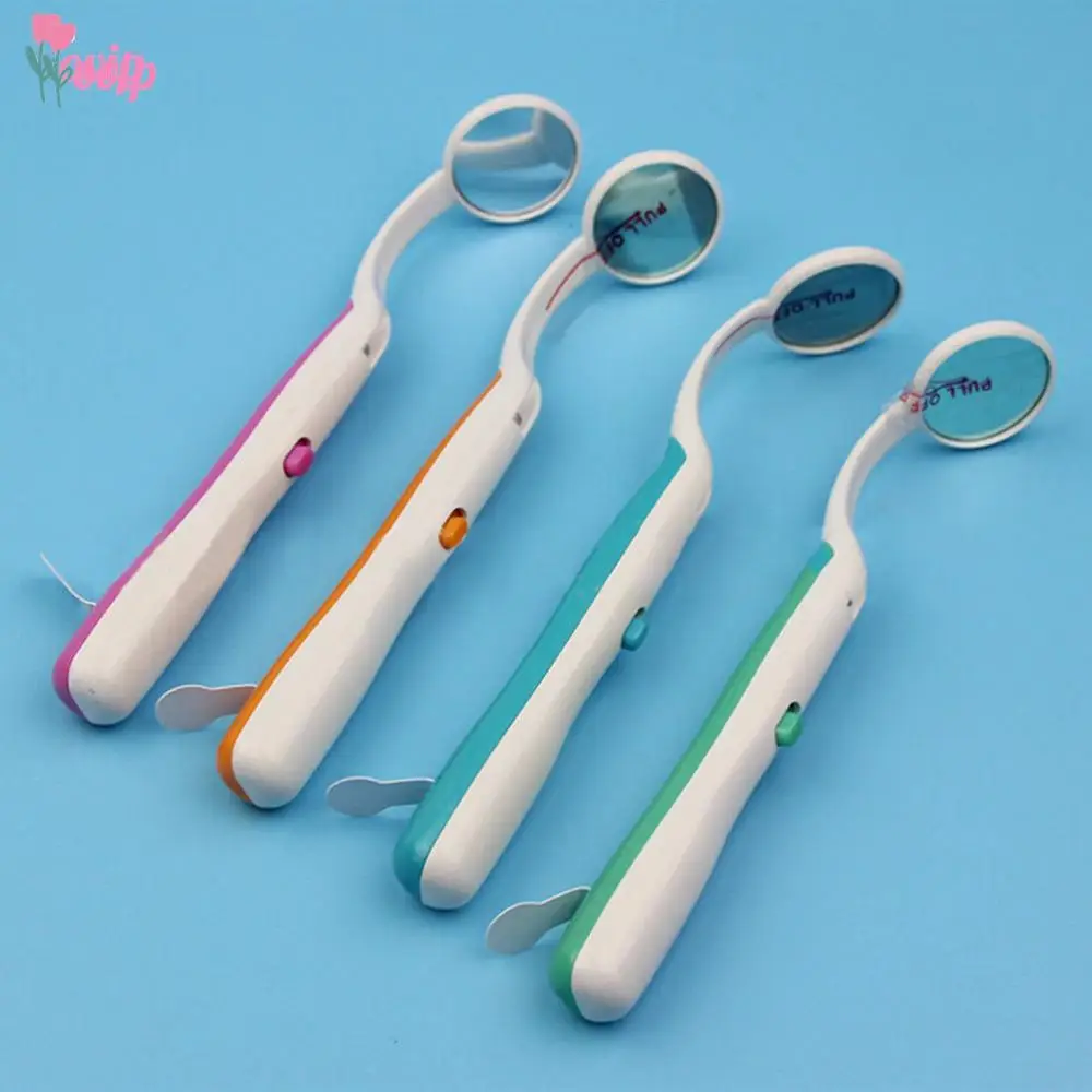 

Handle Dental Mirror Inspect Instrument Auto Dentist Oral Super Bright LED Anti-fog Mouth Mirror Illuminated Tooth Care