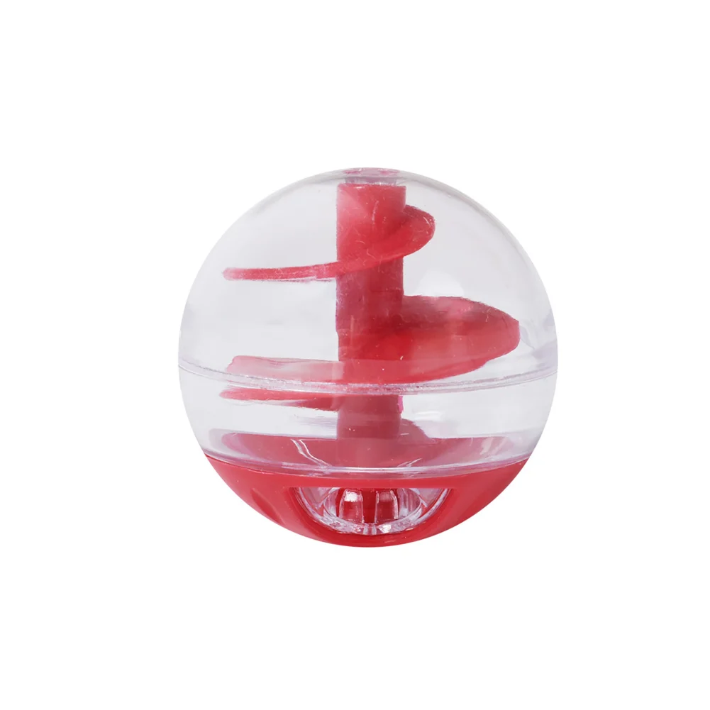 Cat Treat Dispensing Ball Toy Adjustable Leakage Mouth Slow Feeder Puzzle Ball Interactive Pet Toys For Training