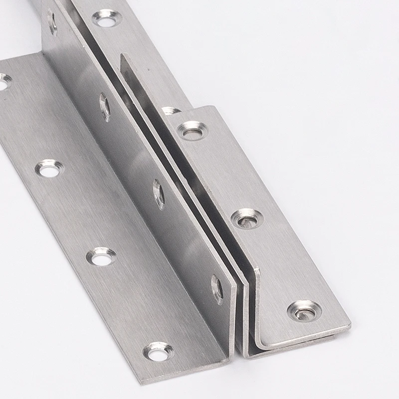 2PCS Extended Stainless Steel 90 Degree Angle Bracket Corner Brackets Joint Bracket Fastener L Bracket For Fixing Furniture