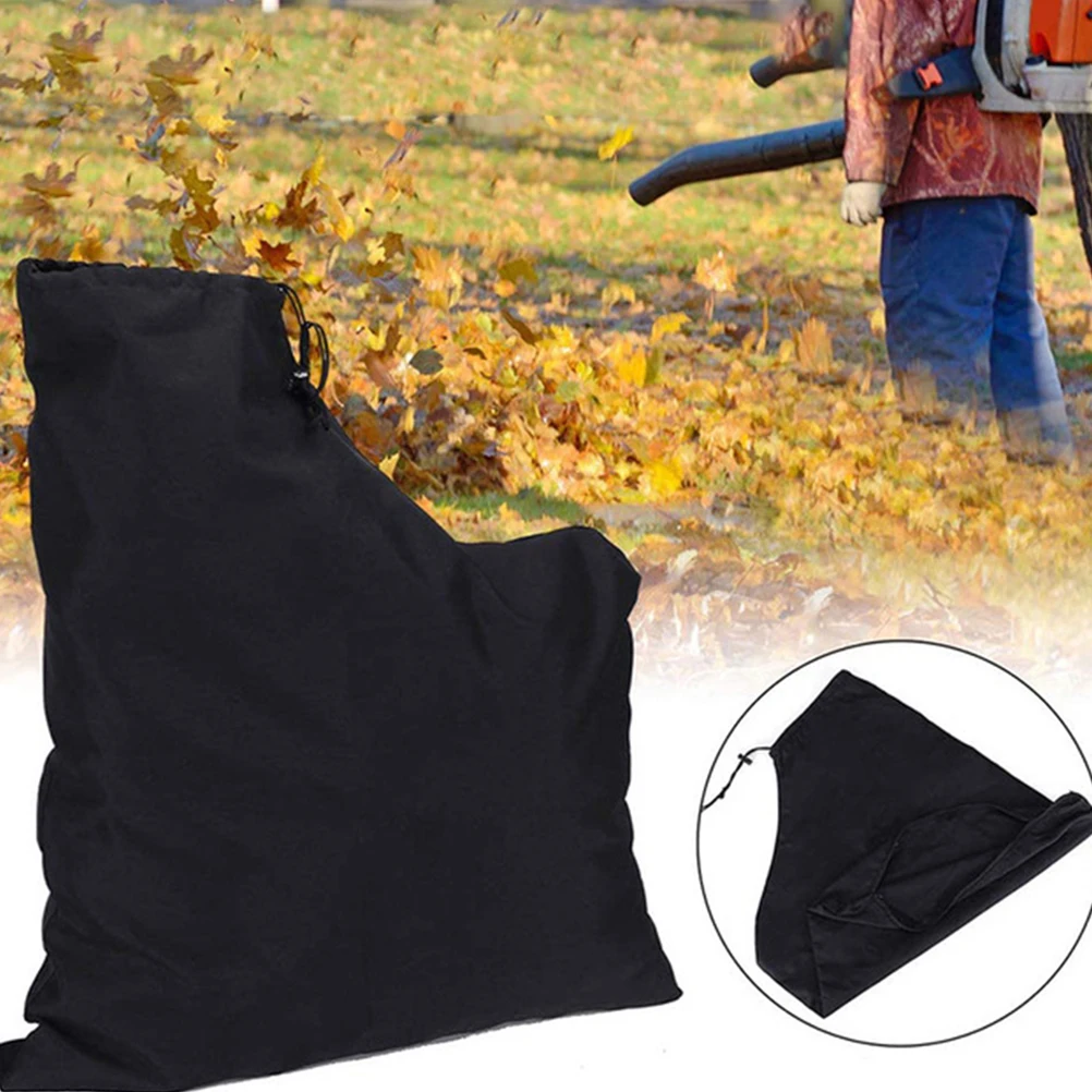 

1Pc High Quality 420D Oxford Leaf Blower Bags Large Capacity Vacuum Bag For Garden Lawn Fallen Leaves Black