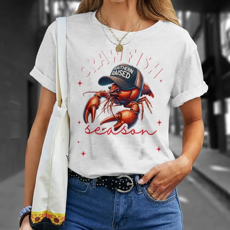 

Сезон раков Bruh Crawfish Hat Футболка для фестиваля морепродуктов для мальчика Высококачественная роскошь для мужчин и женщин Топ Y2k