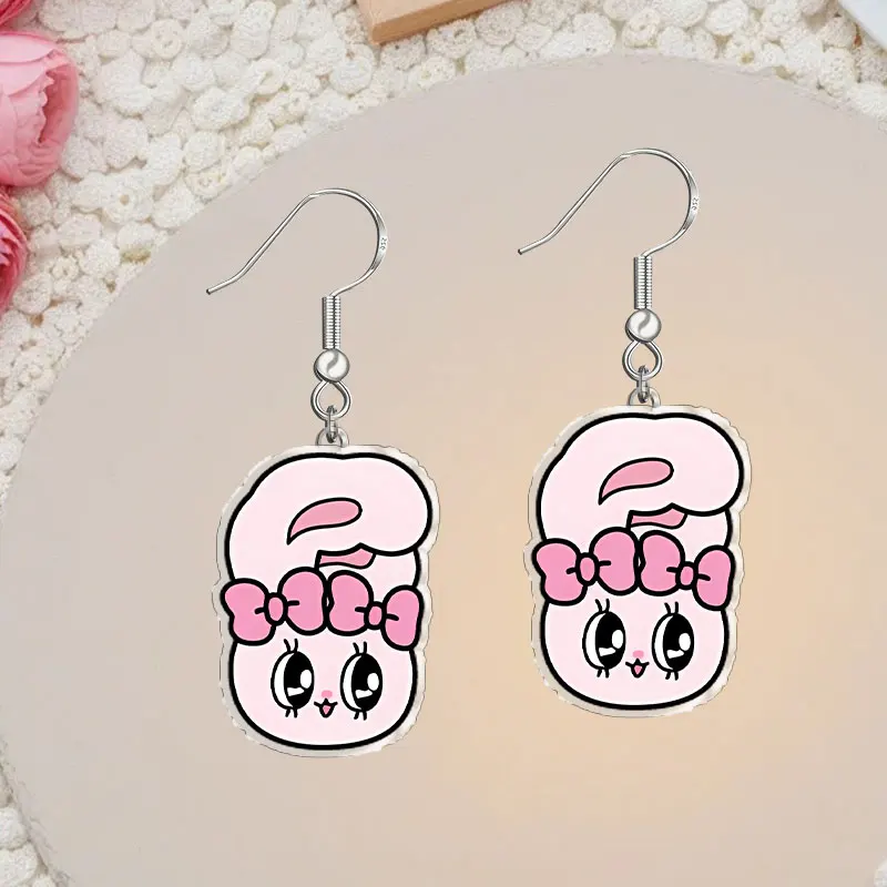 

Creativity Jewelry Cartoon Little Rabbit Gift For Easter Bunny Earrings for Women Girls Hip Hop Cute Exaggeration Special