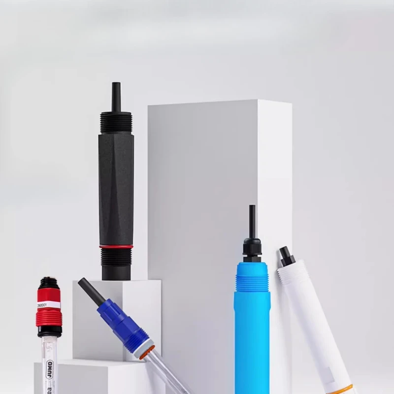 

PH electrode probe Composite electrode Industrial online high temperature glass sensor PTFE digital sewage electrode