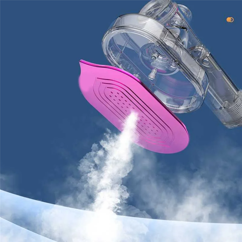 A59E-1 Piece Handheld Steam Iron Steamer Ironing&Steaming 2 In 1 Fabric Wrinkle Travel Iron US Plug B