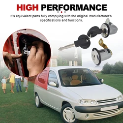 2 Kit Door Lock Cylinder with Keys For Citroen Berlingo Xsara Picasso Peugeot 9170G3 252522