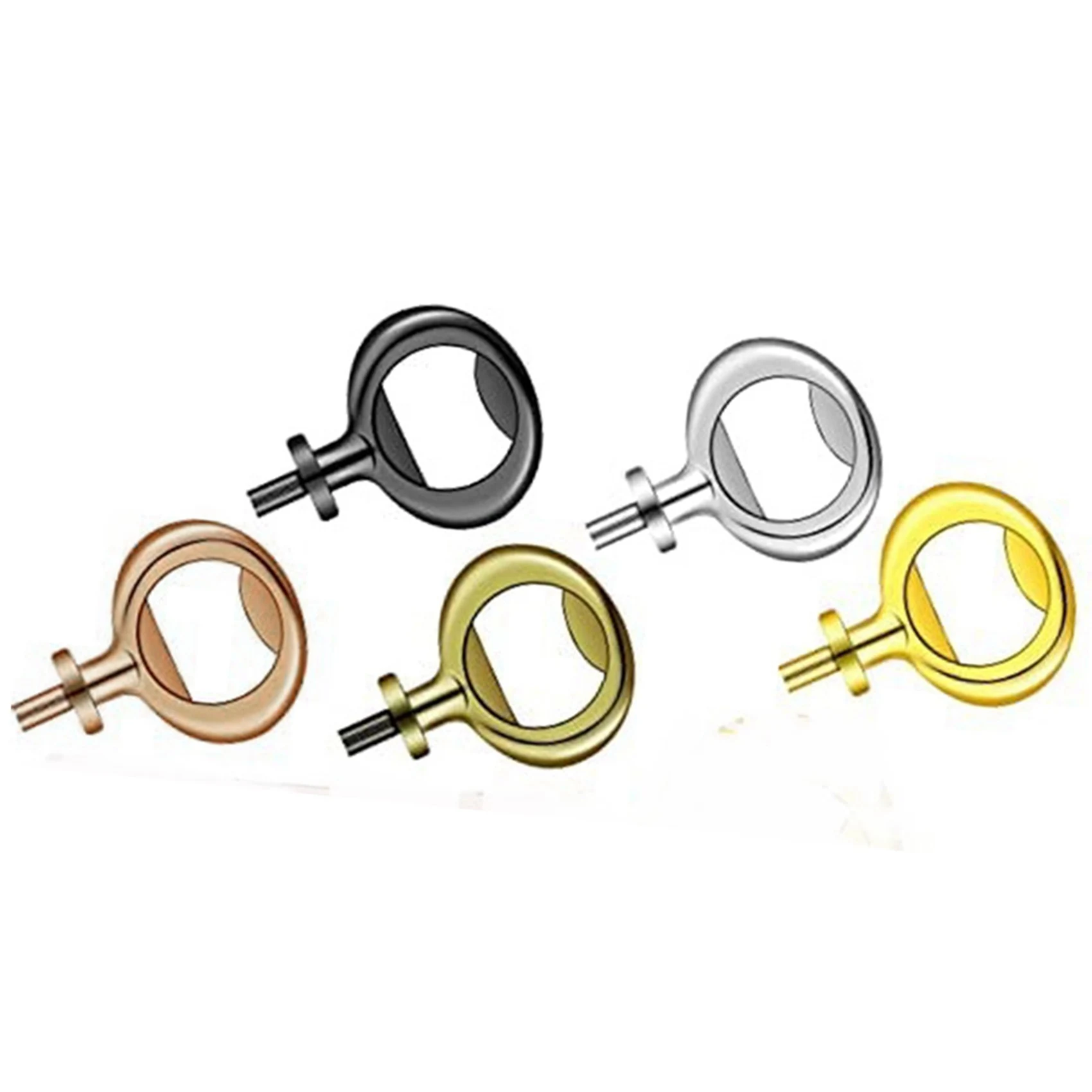 ABRE-20 Pieces Bottle Opener Inserts Kit Bottle Opener Hardware Insert Beer Opener For Wedding DIY Craft Wood Turning Project