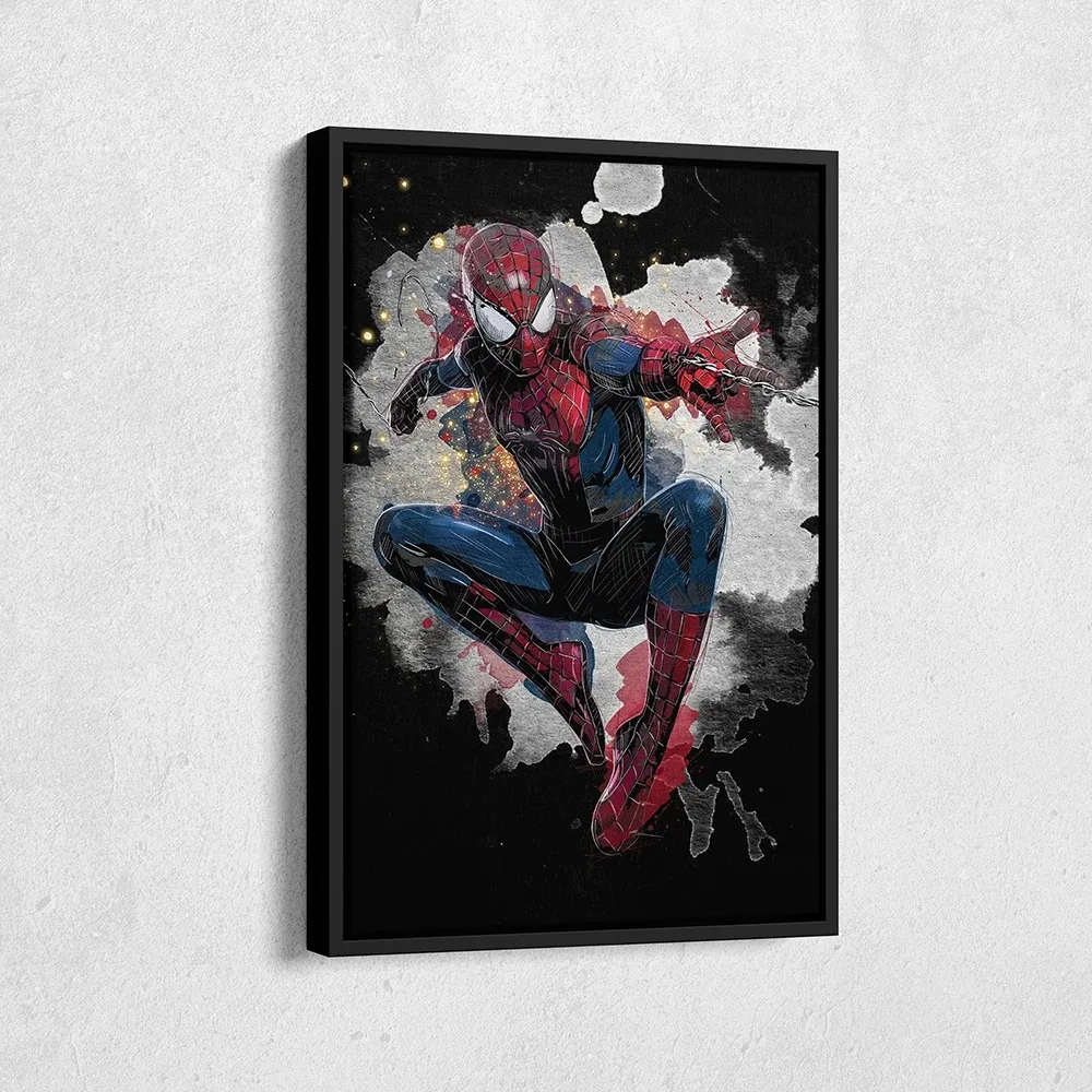 Marvel Movie Poster Spiderman Canvas Painting Iron Man Hulk Art Print Kids Room Decoration Mural for Modern Home Wall Decor Gift