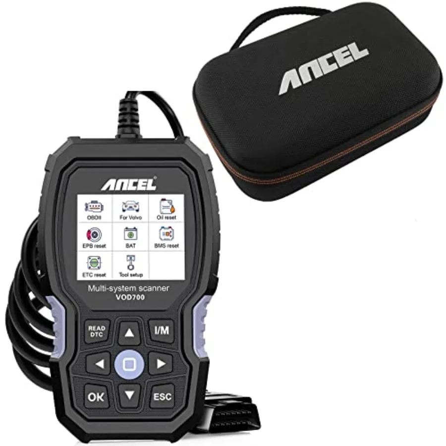 VOD700 All System OBD2 Scanner for Volvo Car Code Reader Full Function Diagnostic Scan Tool ABS Bleeding Injector Oil ETC