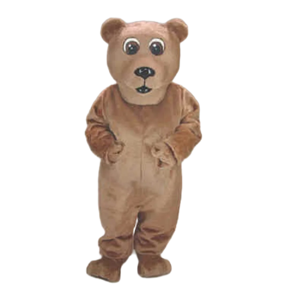 Brown Bear Mascot Costume School Party Stage Advertising Mascotte Mascota Outfit Suit Carnival Party Fancy Dress SW503