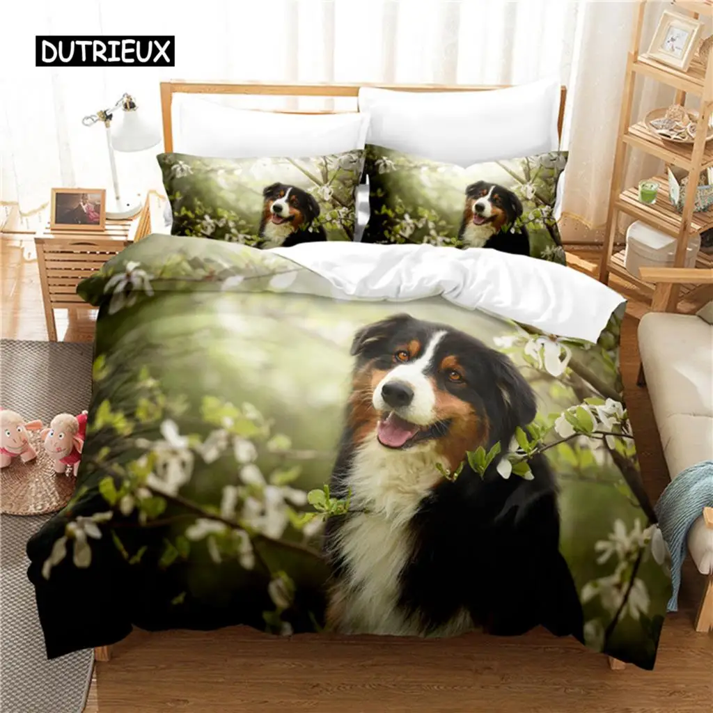 

Beautiful Dog Bedding Set Duvet Cover Set 3d Bedding Digital Printing Bed Linen Queen Size Bedding Set Fashion Design