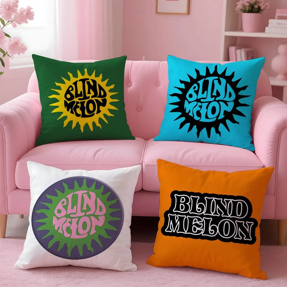 rock Blind Melon Cushion Cover Cushion Cover Set 4Pcs 50x50 45x45 40x40 Pillowcase Decorative Sofa Home Decor