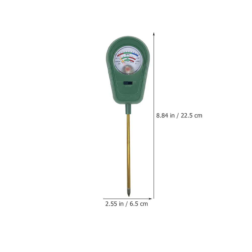 

Soil Testing Tool Garden Soil PH Moisture Temperature Meter Indoor Outdoor Lawn Farm Gardening Tool Lawn Moisture Meter