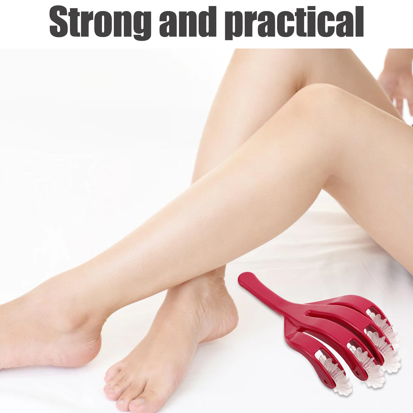 

Buttock Massager Handheld Roller Plastic Pressure Point Massage Tool Back Wheel Manual Operation Cellulite Remover Portable Leg