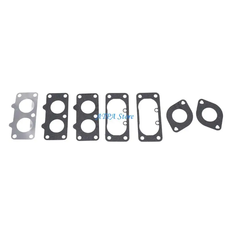 U13C 2-Bore Carburetor Assembly and Service Parts with 7 Gaskets, 2 Engine Service Pieces and Filter for 20-25HP Experienced
