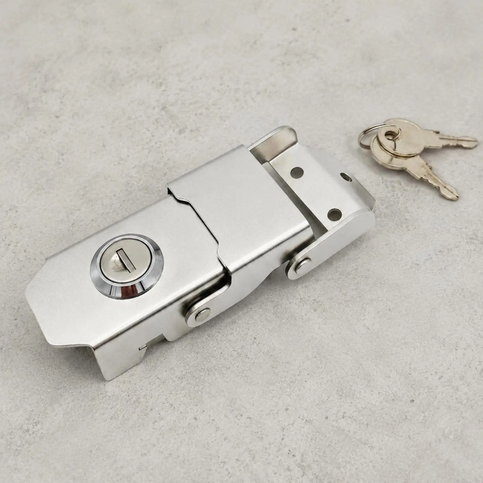 Stainless Steel Motorcycle Luggage Lock Side Box Trunk Lid Security for Safe Riding and Storage