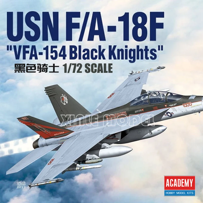 

Academy 12577 USN F/A-18F VFA-154 Черные рыцари Комплект масштабной модели самолета 1/72