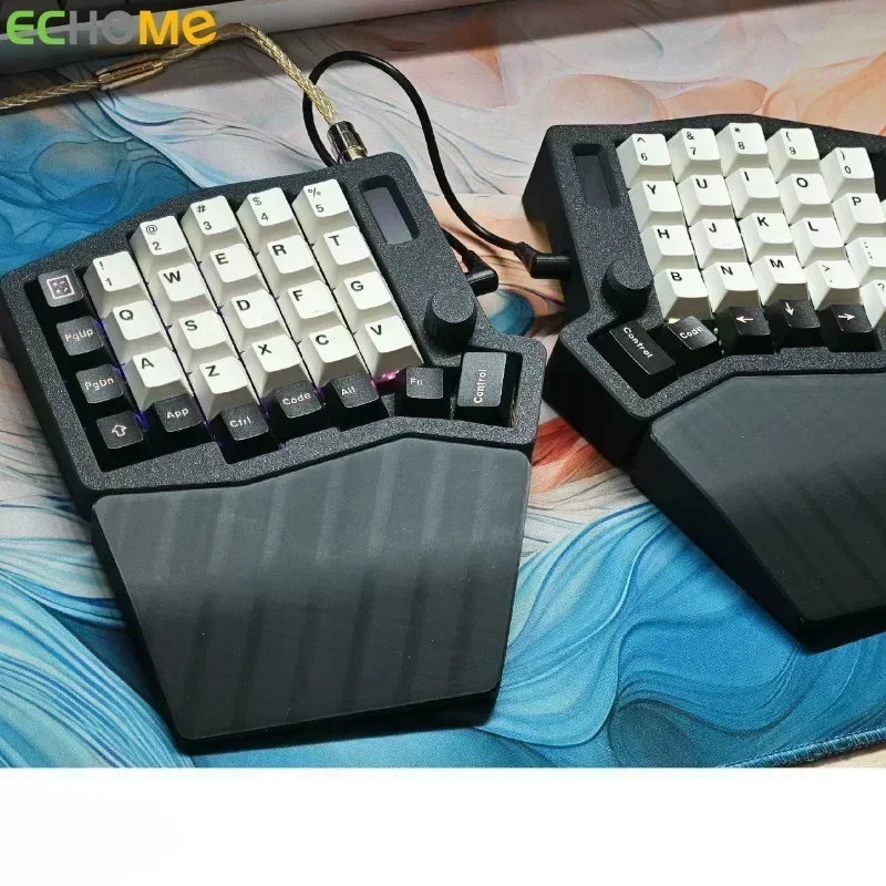 Imagem -03 - Sofle v2 Kit de Teclado Mecânico Dividido e Descanso Personalizado Rgb Qmk Via Rp2040 Controle Principal Troca Quente mx Switch Crkbd Placa Chave Dividida