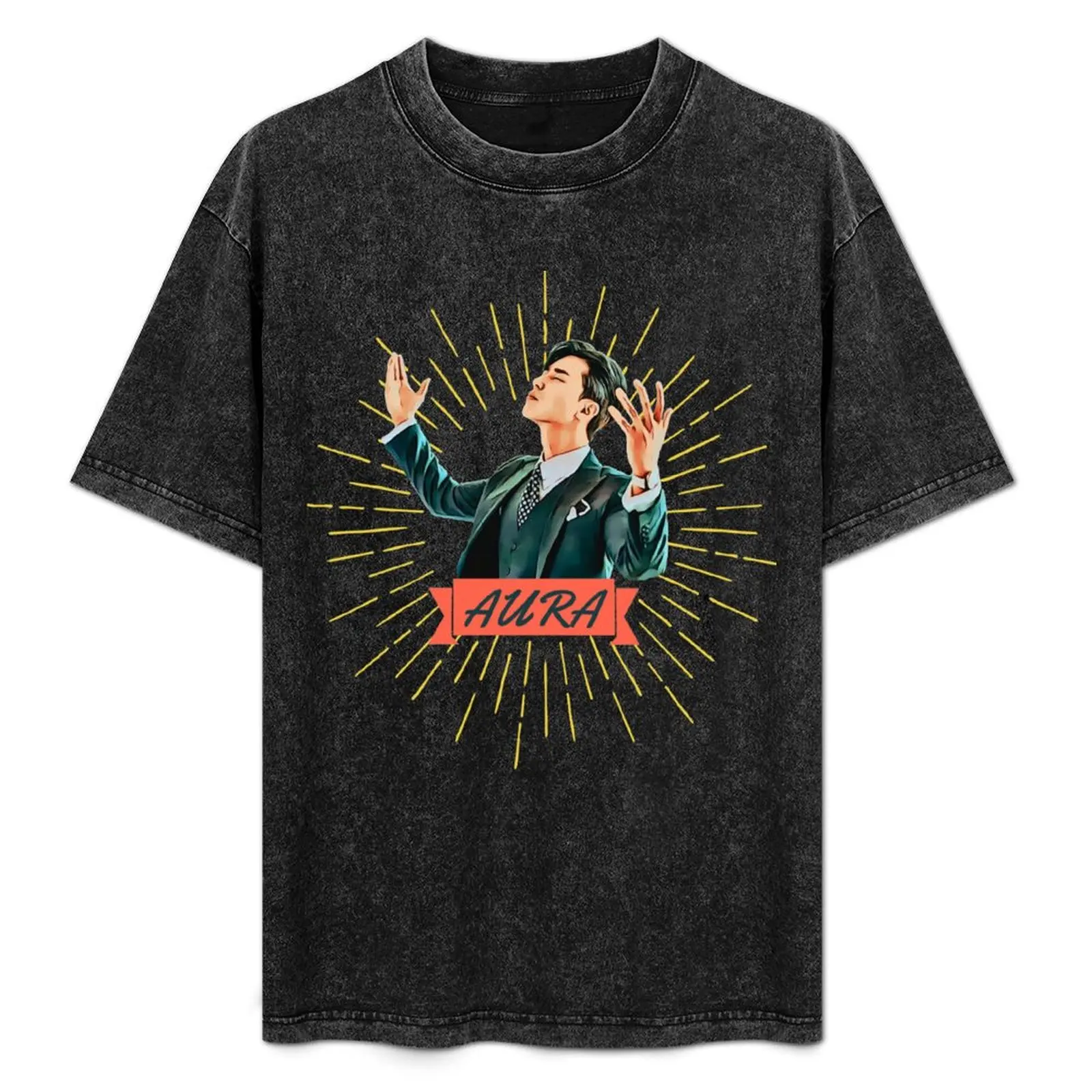 

Park Seo-Joon AURA T-Shirt Plus Size Everyday Tee Shirt