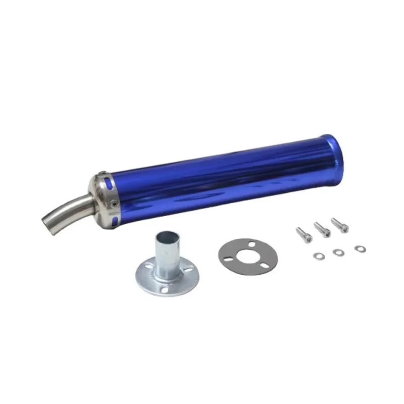 

Motorcycle Exhaust Muffler 60X280mm Silencer Street Scooter Motocross Racing Modified Muffler 2 Stroke 50cc-240cc Exhaust Pipe