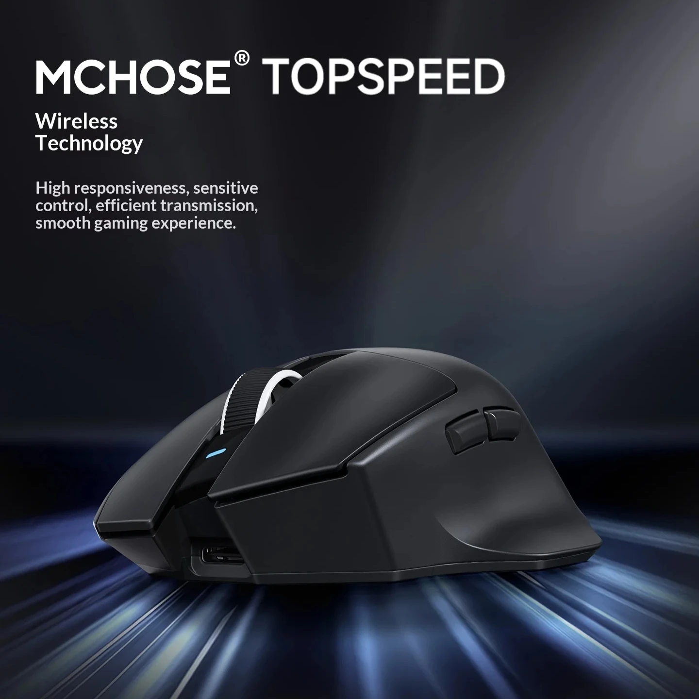 

MCHOSEG7 Wireless Triple Mode Gaming Mouse Lightweight For Computer Bluetooth Office Right-Handed Mice And Keyboards Accessory