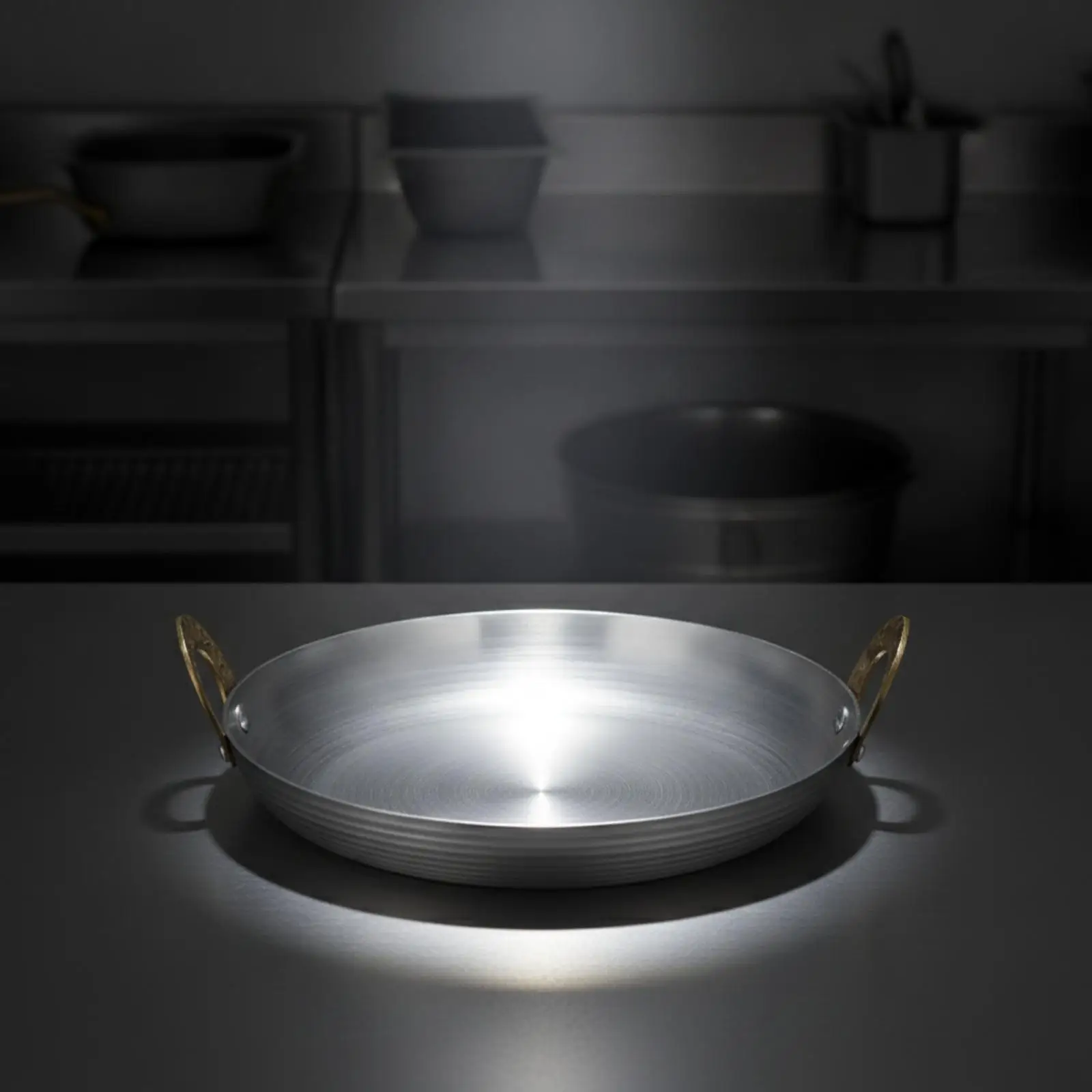 Brushed Silver Oval Tray for Seafood Serving Stainless Steel Platter with Riveted Handles for Party Buffet Decoration
