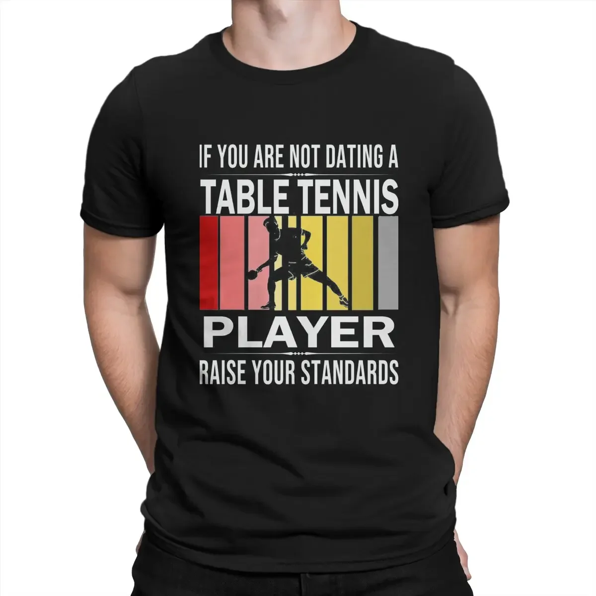 Table Tennis Men's TShirt Indoor Sports Table Tennis Fashion T Shirt Original Sweatshirts Hipster