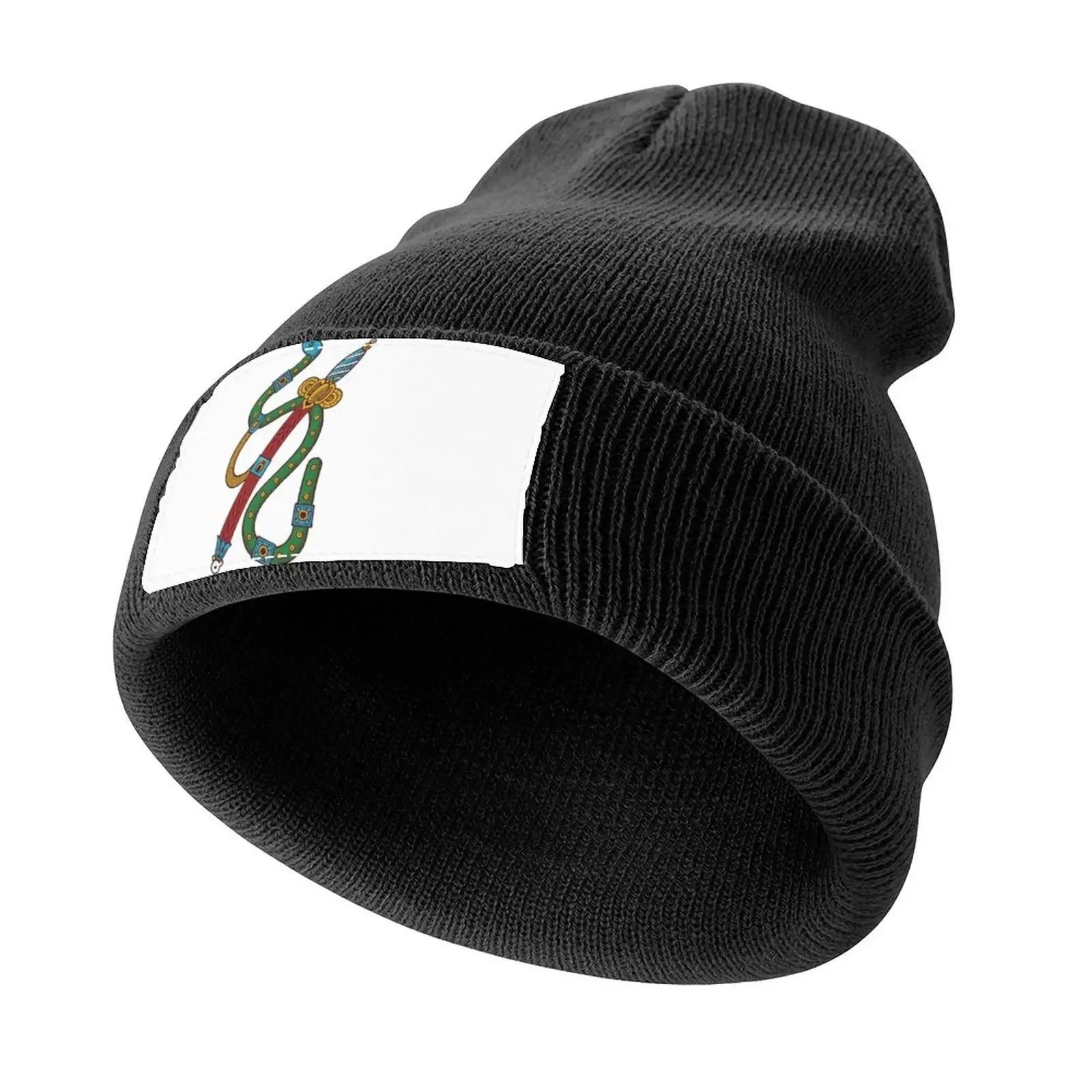 Briscola - Spade (Swords) - Italian Card Game Knitted Cap hiking hat Kids Hat Golf Men Women's