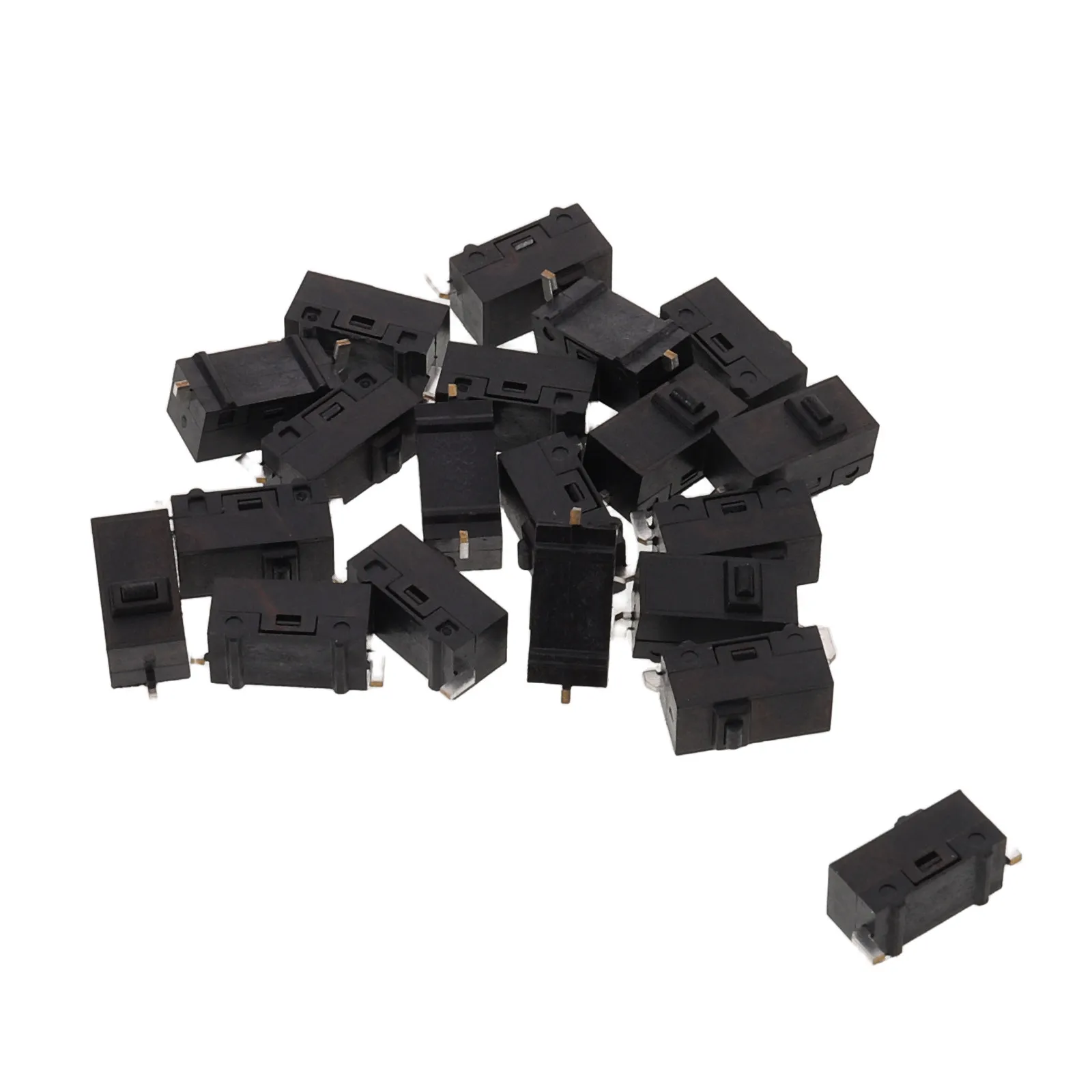 

20Pcs Micro Switch for Game Console Silent Operation Responsive Tactile Feedback Compact Ergonomic Design Industrial Durability