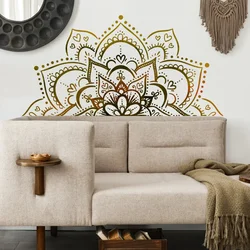 Lotus Flower Wall Sticker PVC For Wall Furniture Tile Mirror Window Home Decoration Yoga Studio Decals 30*60 Cm 2026 Christmas