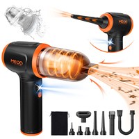 MECO ELEVERDE 4 In 1 Compressed Air Duster 110000RPM Electric Air Blower 16000PA Keyboard Cleaner for PC Computer with LED Light