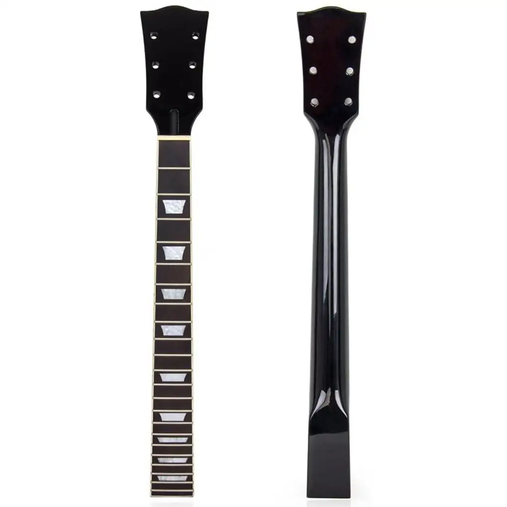 Guitar Neck Widely Applicable Guitars Part Fret Easily Install Beautiful Black Gloss Finish Musical Instrument