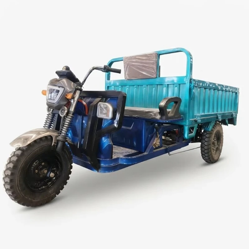 Reliable 1500W Electric Delivery Tricycle Open FeiXiang  60V Integrated Shift Axle Disc Brake Cargo 500kg 30-50km/h 70-90km T001