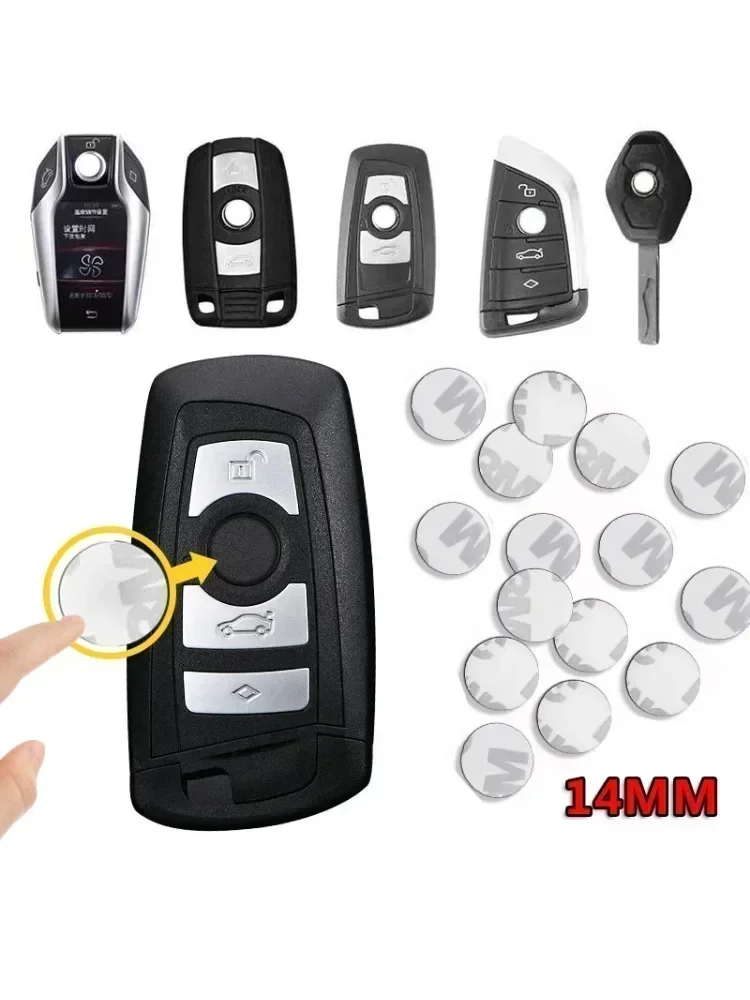 Autocollant de Logo de voiture Fob 11mm 14mm, pour clé de télécommande de voiture, pour Toyota Ford Honda Kia Lada Nismo Fiat Nissan Seat Skoda Chery, nouveau