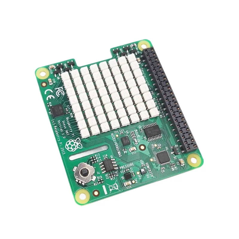 New Raspberry Pi Sense HAT with direction , pressure, humidity and temperature sensor