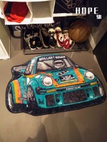 VIKAMA Irregular-shaped Bedside Carpet, Porsche Racing Car, Bedroom Sofa, Shoes, Wall Cabinet, Men's Floor Mat, Home Decoration