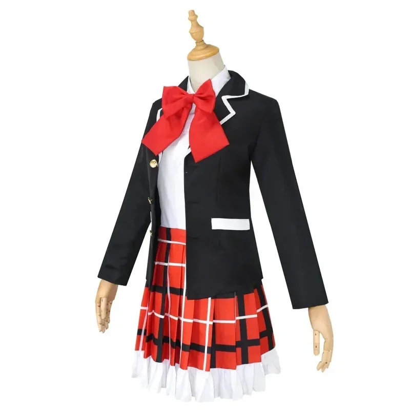 Anime Love Chunibyo other delusions Takanashi Rikka deomori Sanae cosplay costume wig adult woman skirts uniform suit Halloween