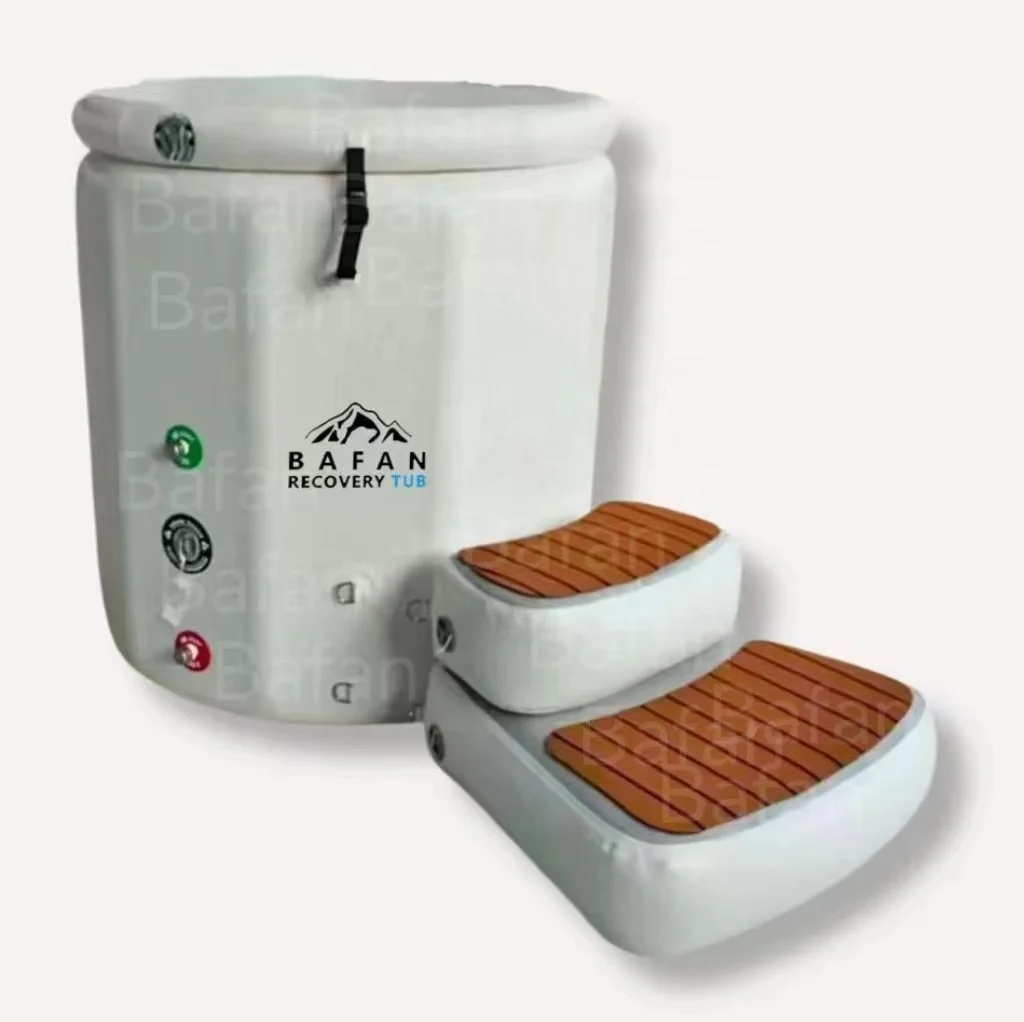 Coofull Bafan Portable PVC Folding Fitness Ice Bath Inflatable Cold Plunge Tub with Water Chiller for Recovery Accessory