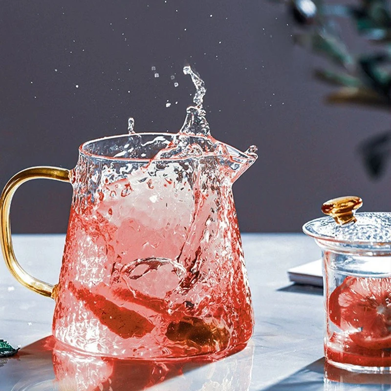 GIANXI Teapot With Ilnfuser Transparent Heat Resistant Glass Tea Pot Chinese Kung Fu Tea Puer Tea Flower Tea Coffe Kettle