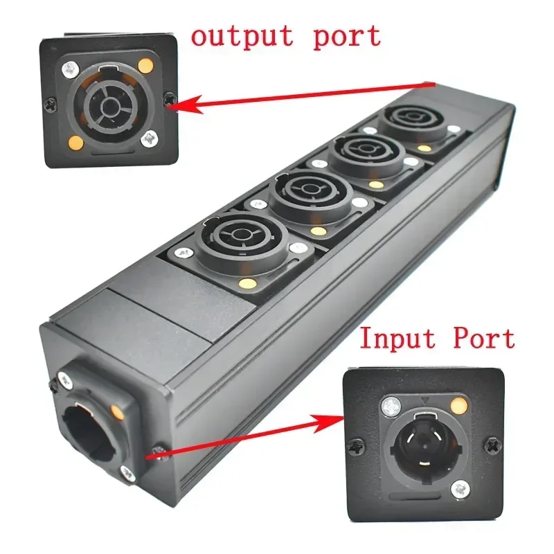 NAC3FPX NAC3MPX PDU Power strip Schuko Powerlink box audio 3P aviation socket1-14AC