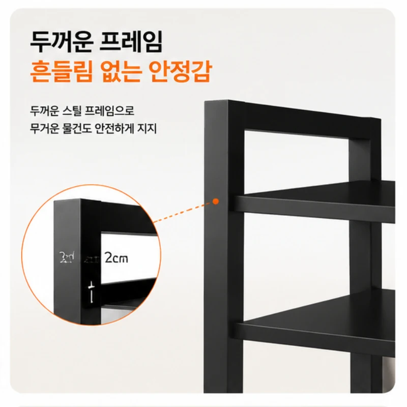 Expandable Thick Kitchen Counter Shelf, Heavy Duty Storage Rack for Microwave Oven Daily Organizing - view 4