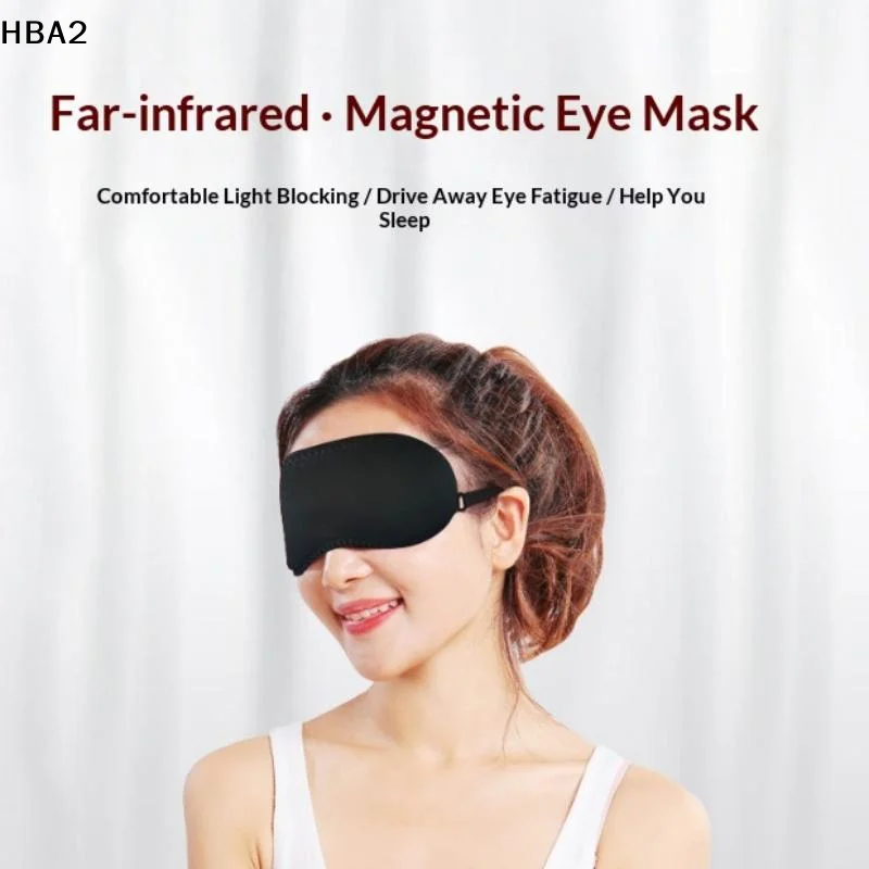 【H】Adjustable Length Magnetic Sleep Eye Mask Light Blocking Eye Fatigue Relief Dark Circles Protection Eye Patch Pure Color