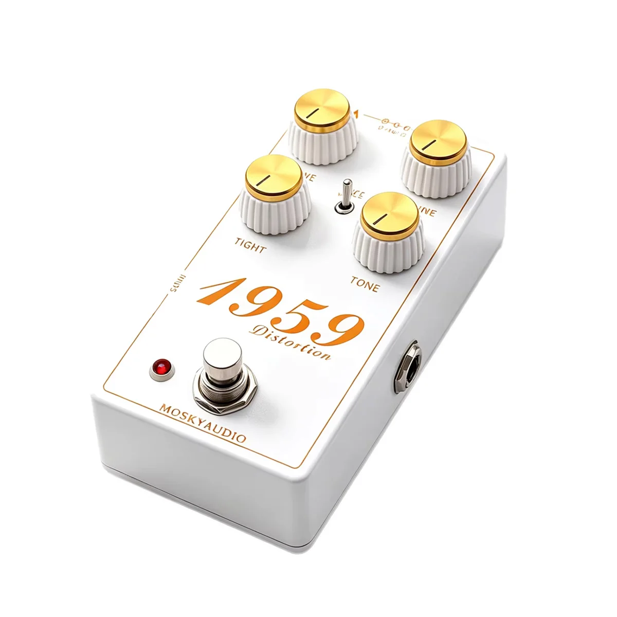 MOSKYAUDIO 1959 Distortion Guitar Pedal Plexi JCM800 Bluesbreaker Amp Simulation 3 Modes Gain Booster True Bypass