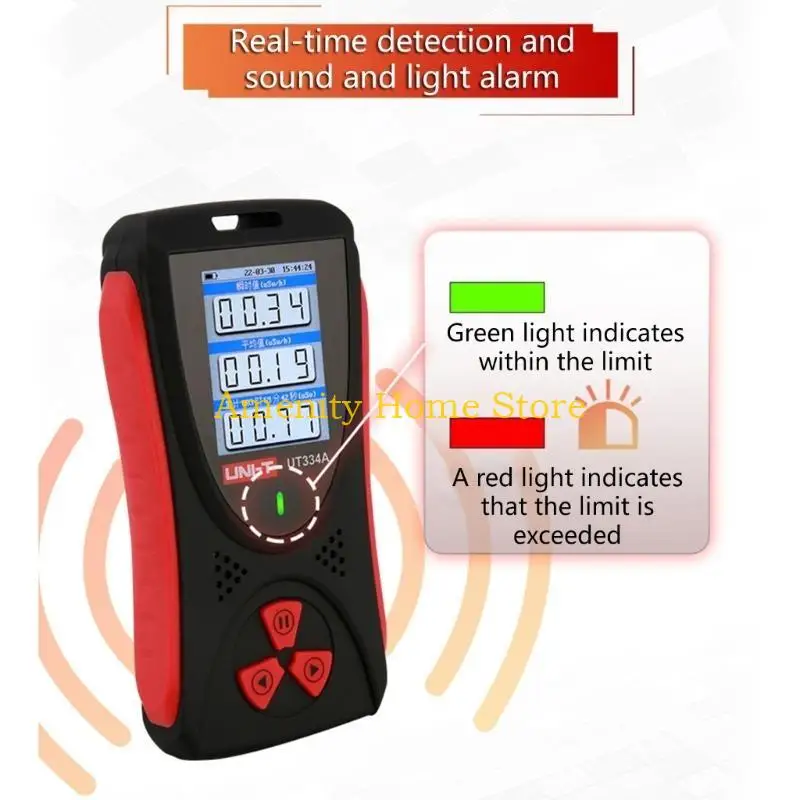 F26C Profesi Akurasi Detektor Radioaktif Meter Tester Dosimeter Geigers Kontra Detektor Radiasi Nuklir Alarm Dosis