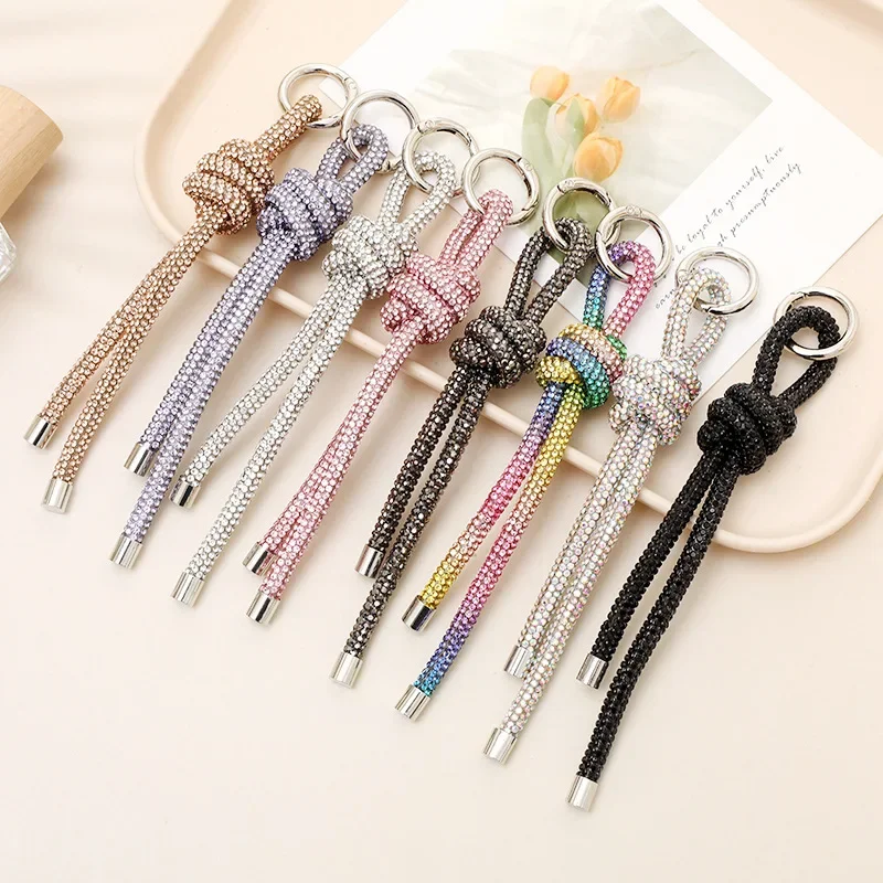 ضوء فاخر الراقية DIY سلسلة حجر الراين سيارة المفاتيح قلادة كاميرا ccd قلادة الملحقات قلادة الهاتف المحمول #1